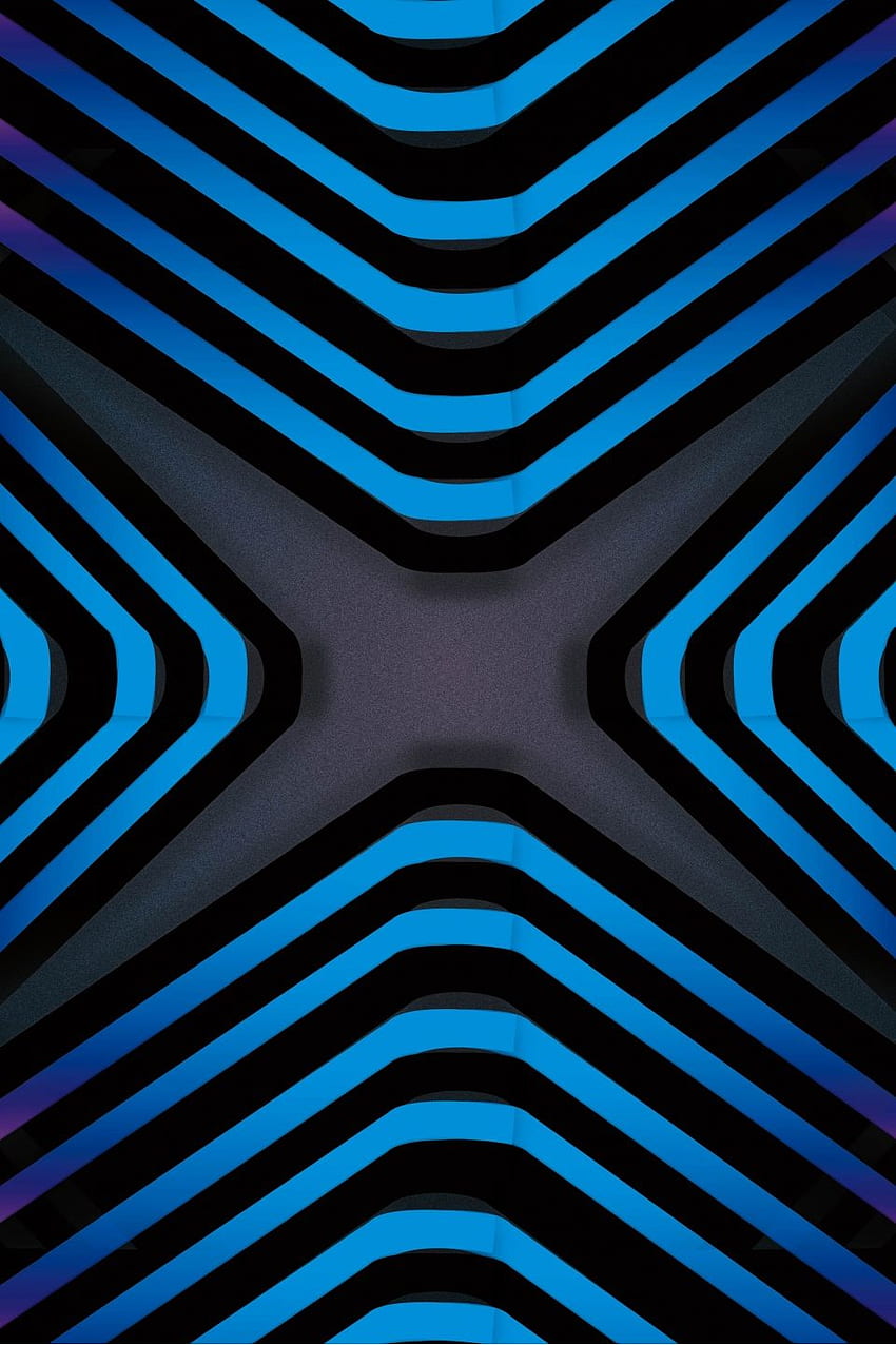 Студен син текстуриран многоъгълен ритъм фон, хладно, синьо, текстура, хладно синьо 3D абстракт HD тапет за телефон