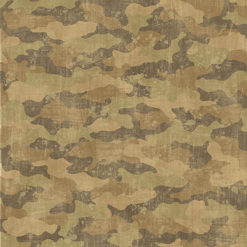 Camuflagem envelhecida Brewster Sarge Brown, camuflagem de pato Papel de parede de celular HD