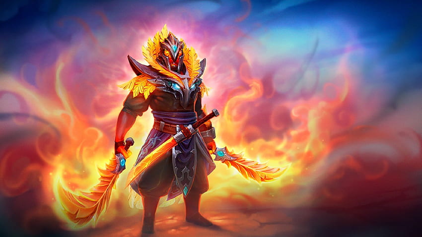 Ember Spirit Hero Fury of the Flame Warrior Jeu Fond d'écran HD