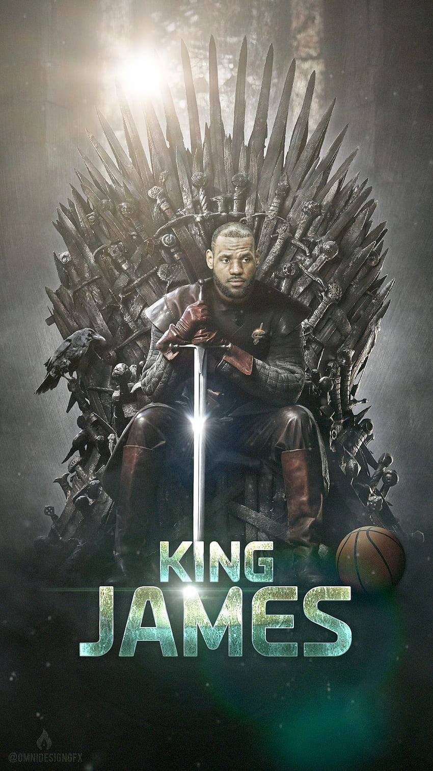 King Lebron James HD phone wallpaper