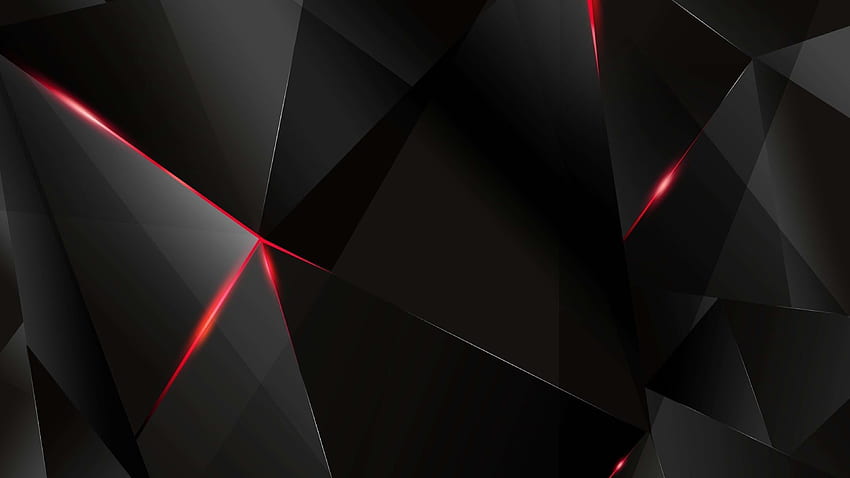 Rotes und schwarzes Gaming, cooles schwarzes und rotes Gaming HD-Hintergrundbild