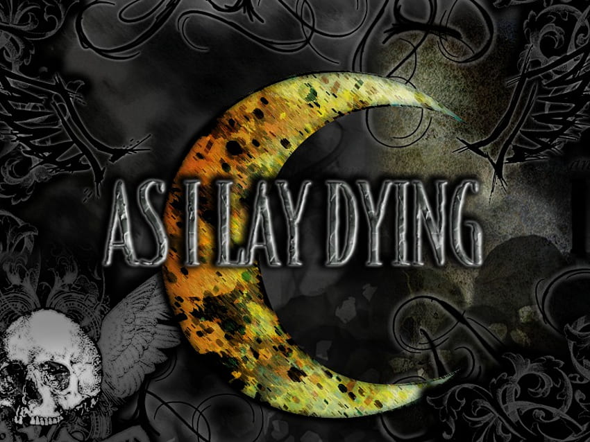 As I Lay Dying, sckull HD wallpaper