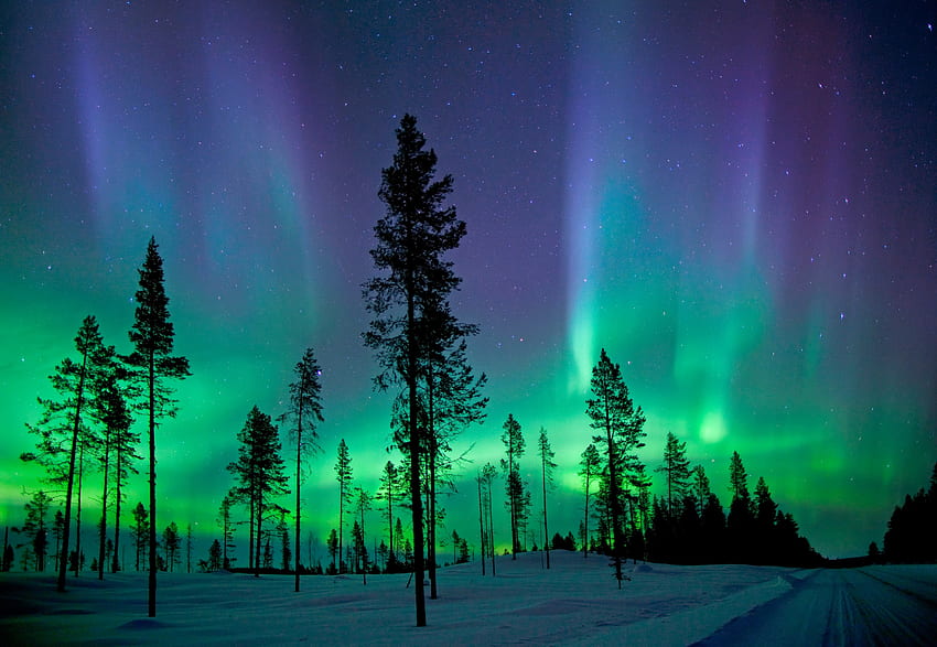 Wie man Nordlichter und die Milchstraße nimmt, laut den Profis. Condé Nast Traveler, Mond und Aurora Borealis HD-Hintergrundbild