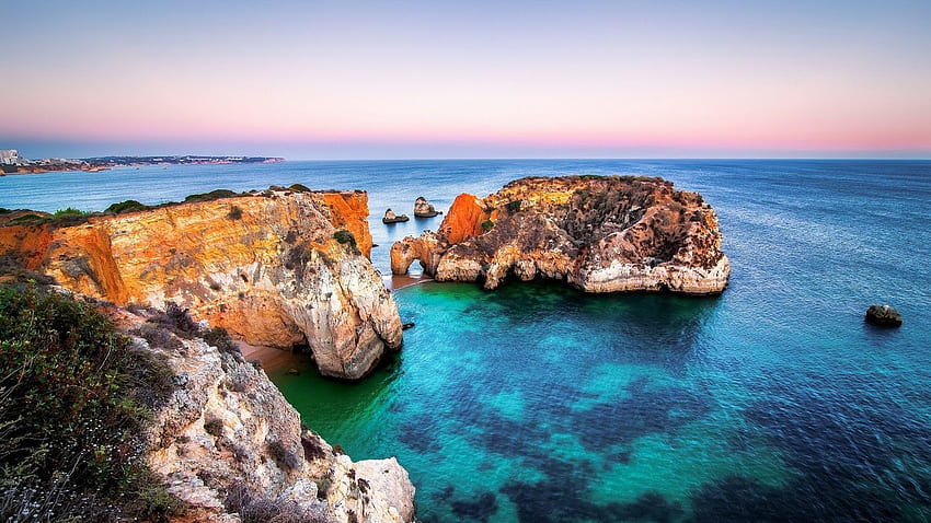 Algarve, Portekiz Arka Plan HD duvar kağıdı