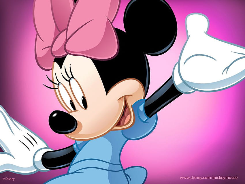 Minnie Mouse pink, Cute Mickey Mouse Disney HD wallpaper