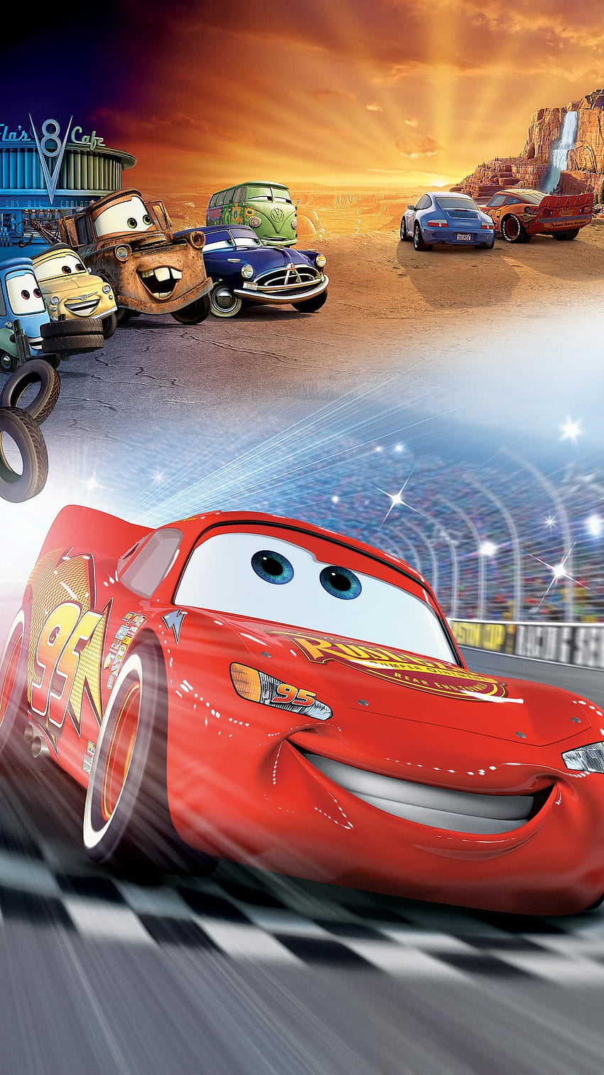 Cars (2006) Phone . Moviemania. Disney cars , Disney cars movie, Disney cars HD phone wallpaper