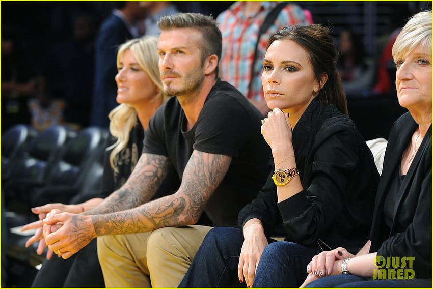 David & Victoria Beckham: Lakers Lovers!: 2656416. David Beckham ...
