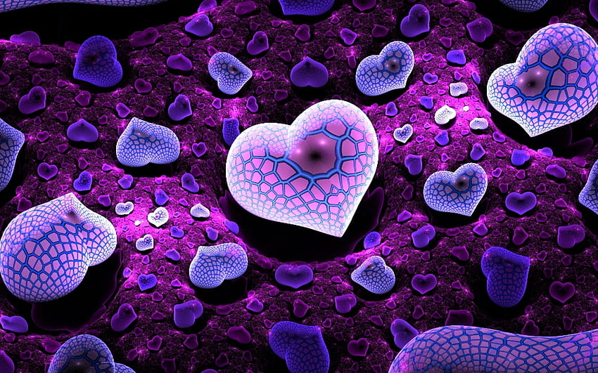 Beautiful Love For, Purple Romance HD wallpaper