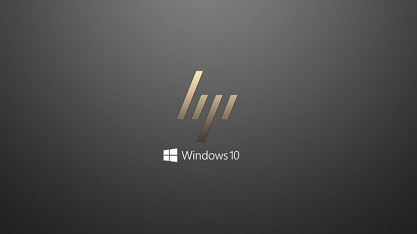 Windows 10 OEM for HP Laptops 01 0f 10 - Dark Grey Background - . . High Resolution , Grey Windows HD wallpaper