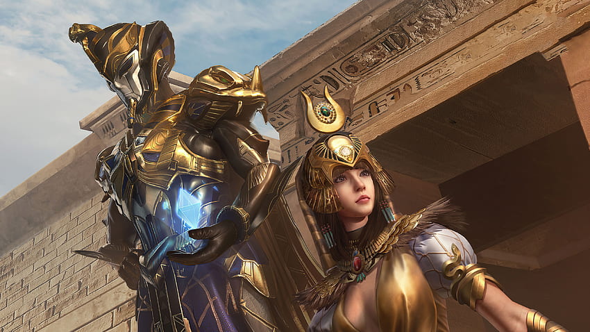 Golden Pharaoh X Suit Pubg Resolution , , Background e , Blood Raven X Suit papel de parede HD