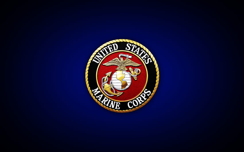 USMC (Корпус на морската пехота на САЩ), флаг на USMC HD тапет