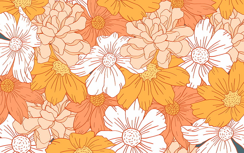 Sunflower Orange flowers beautiful golden hd wallpaper for Computers Laptop  Tablet And Mobile Phones 3840X2400 : Wallpapers13.com