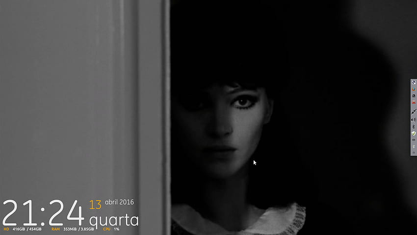 Anna Karina Em Alphaville (1965), Jean Luc Godard [XFCE] : s papel de parede HD