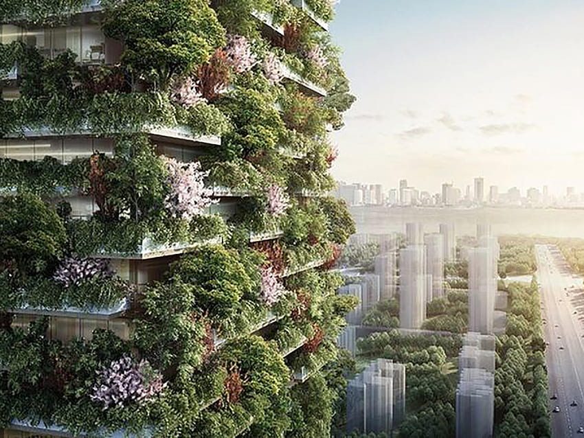 Пет от най-вдъхновяващите зелени сгради в света - тунели и инфраструктури HD тапет