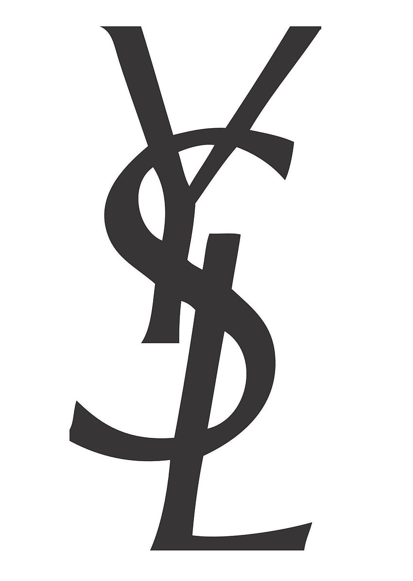 Logo Yves Saint Laurenta. Luksusowe logo marki, Saint Laurent Paris, Saint Laurent, logo YSL Tapeta na telefon HD