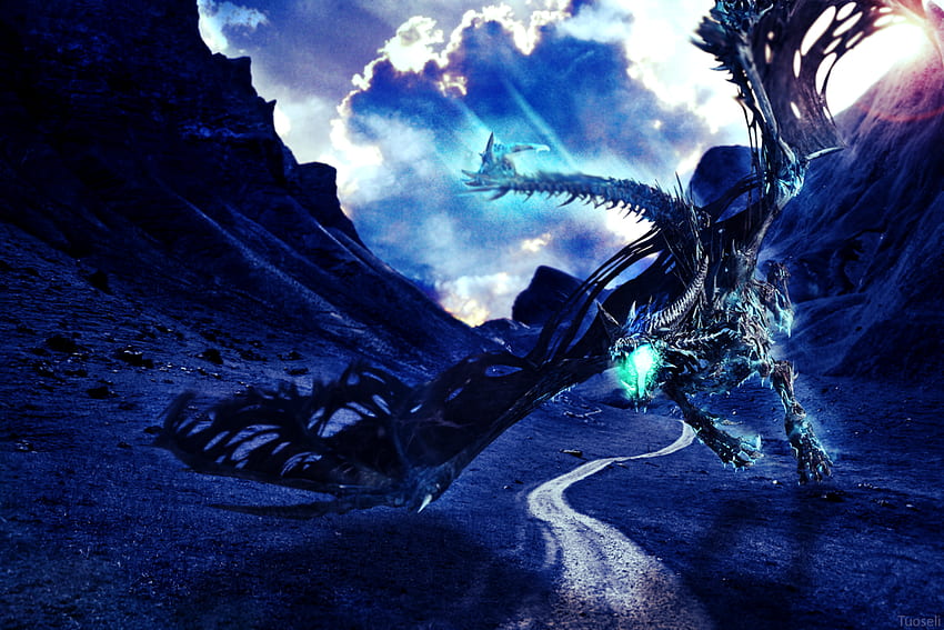 Badass Dragon, Ghost Dragon HD wallpaper