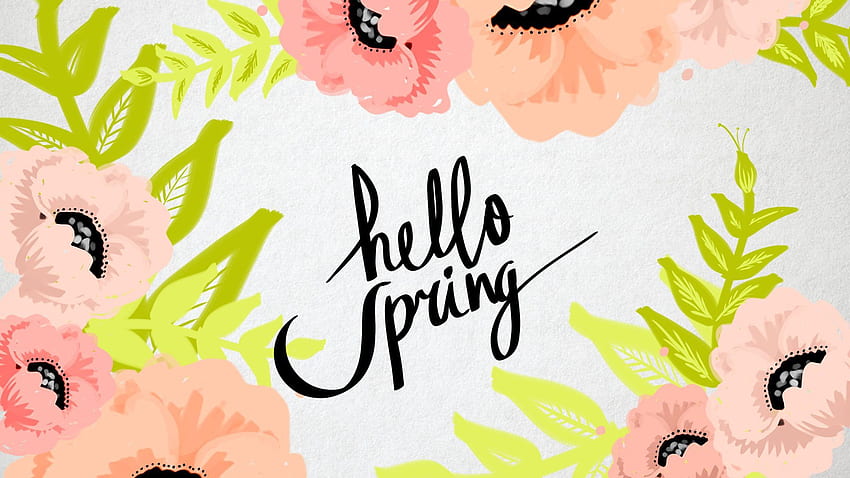 So passen Sie Ihre Outfits für den Frühling an. Hallo Frühling, willkommen Frühling HD-Hintergrundbild