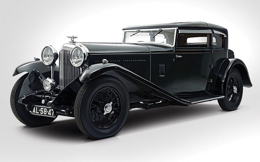 Auto classica nera Bentley da 8 litri Im . Bentley nera, auto d'epoca, auto Bentley Sfondo HD