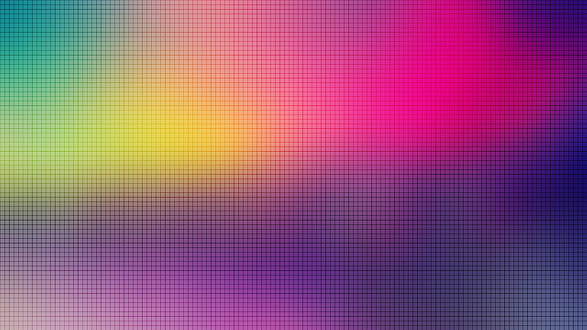 Fundo gradiente, pano de fundo, linhas de grade, padrão, multicolorido, abstrato papel de parede HD