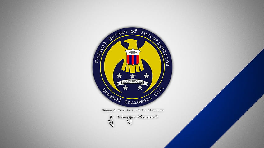 I f*cking love the UIU, so I made a . : SCP, FBI Logo HD wallpaper