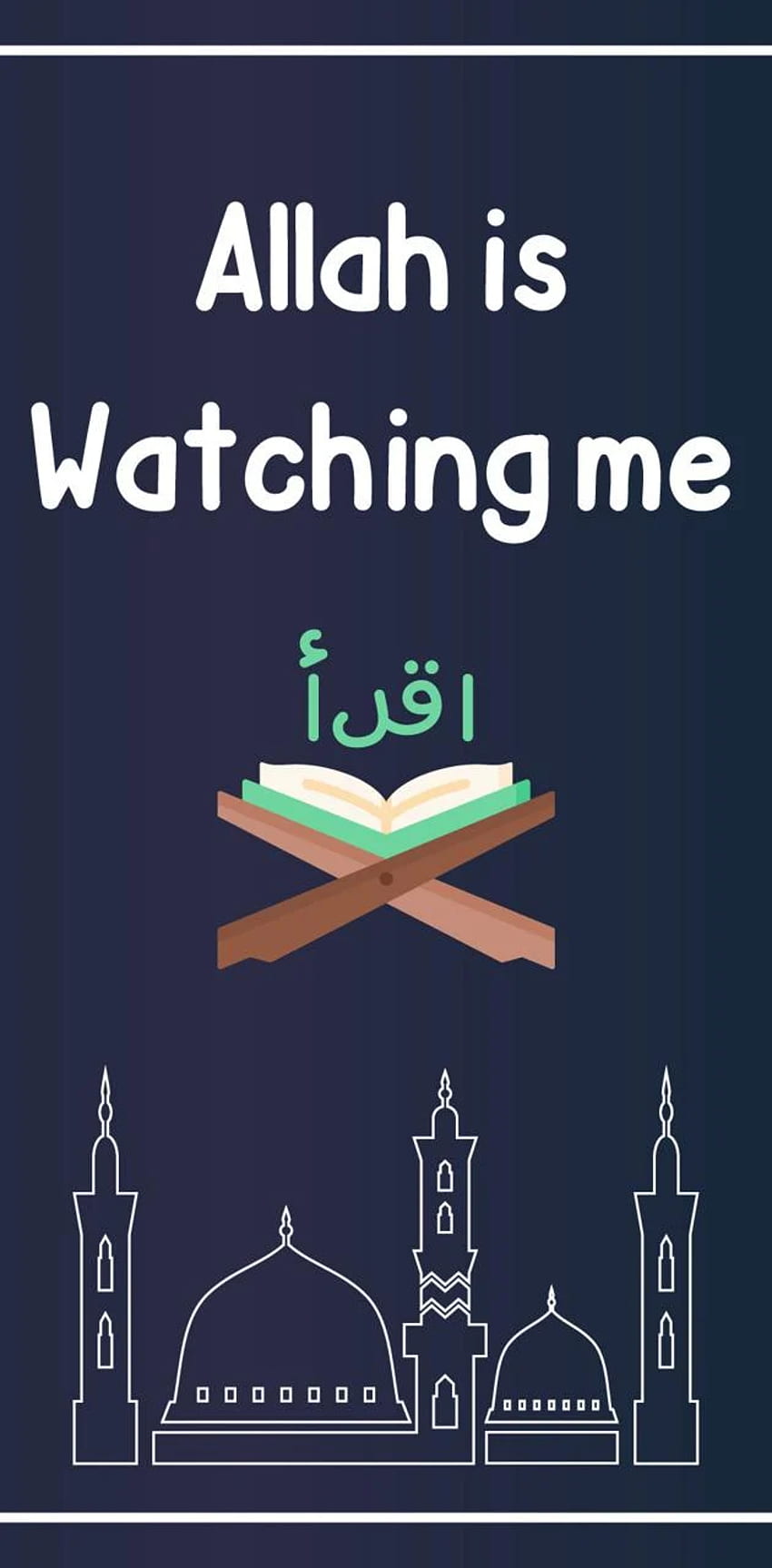 ZEDGE™에서 mehedynoman0099의 Allah Is Watch me. 752a HD 전화 배경 화면