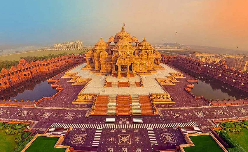 Templo Swaminarayan Pune, Templo Akshardham fondo de pantalla