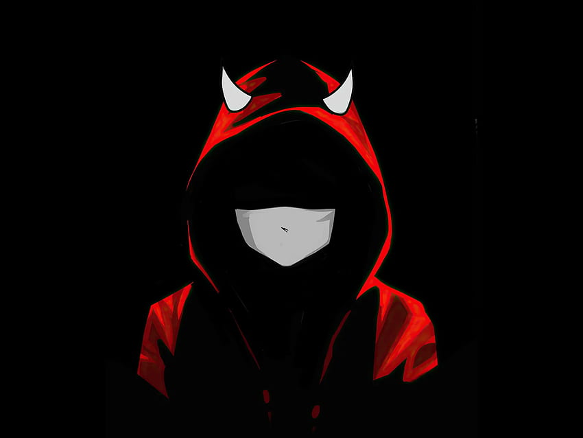 Devil Boy Minimal Mask Resolution , , Background e , Devil Boy Anime papel de parede HD