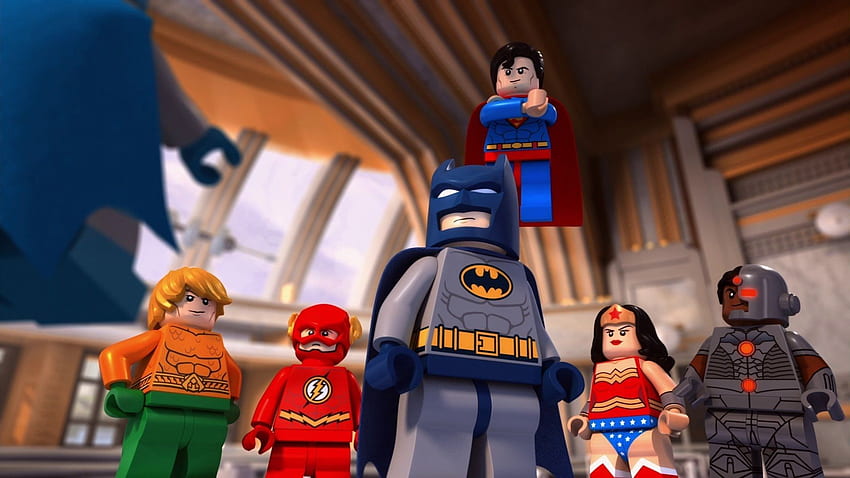Lego Batman Superman Aquaman Flash Wonder Woman Cyborg DC Comics - Resolution: HD wallpaper