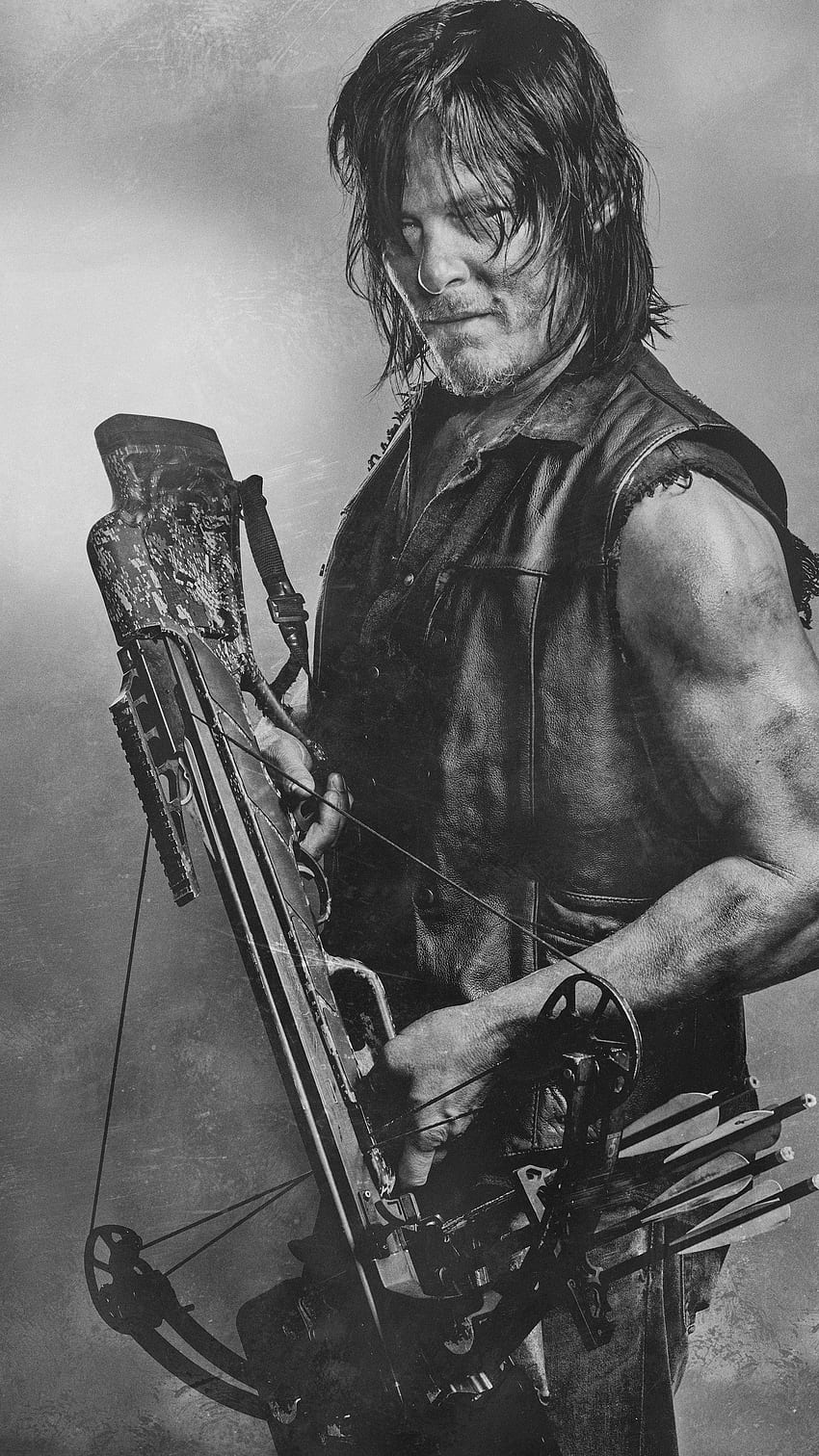 O telefone de The Walking Dead. A. Arte dos mortos-vivos, Daryl Dixon Papel de parede de celular HD