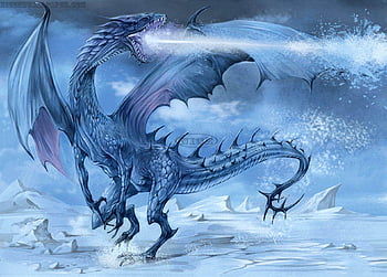 Ice Fire Dragon HQ Desktop Wallpaper 16720 - Baltana