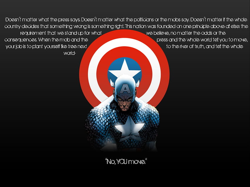 Captain america quotes HD wallpapers | Pxfuel