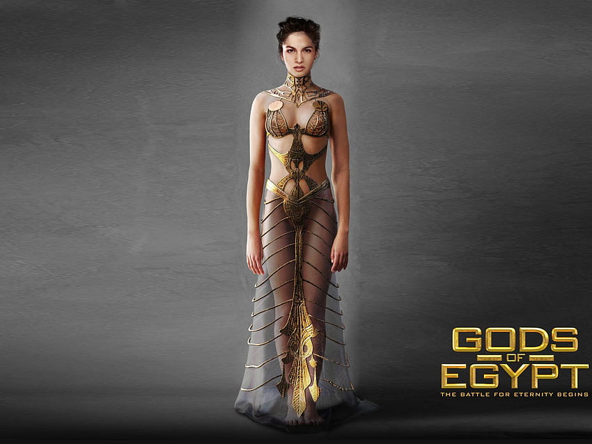 Филм Боговете на Египет Хатор Богинята на любовта Елоди Юнг HD тапет
