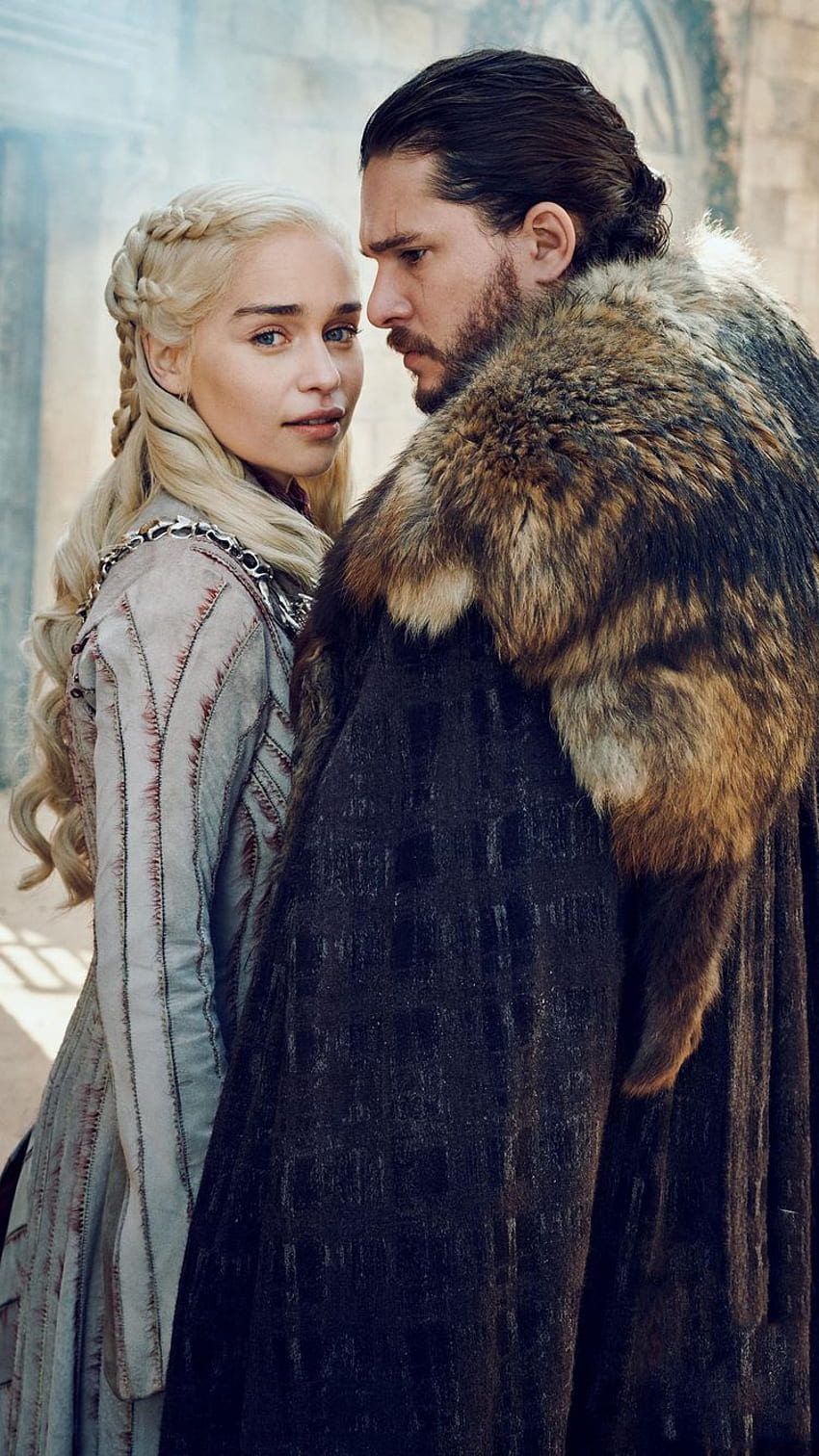 Daenerys Targaryen y Jon Snow iPhone 6, iPhone 6S, iPhone 7, y fondo de pantalla del teléfono