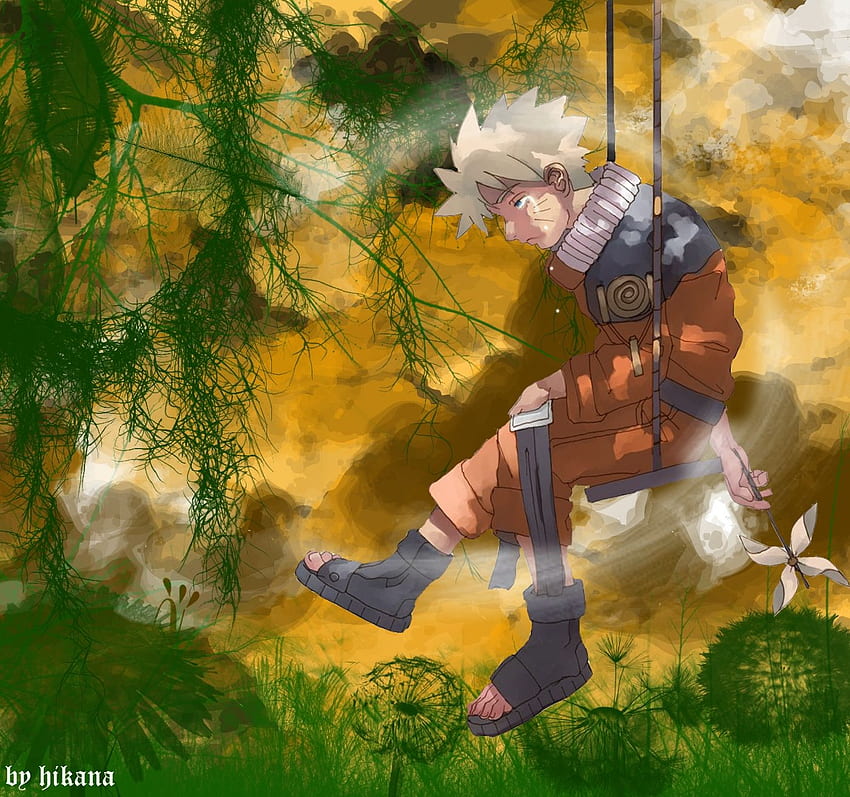Sad Naruto On Swing - Novocom.top HD wallpaper