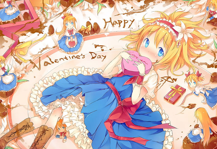 Doku Doku Valentine's Day, Valentine's Day Anime HD wallpaper