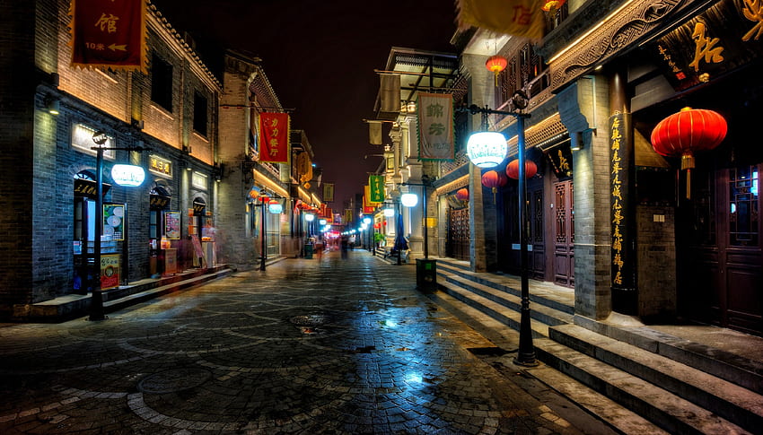 Streets of Beijing Ultra . Background ., China Street HD wallpaper