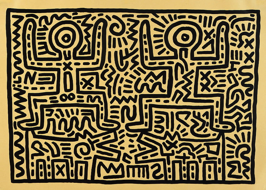 Keith Haring HD wallpaper