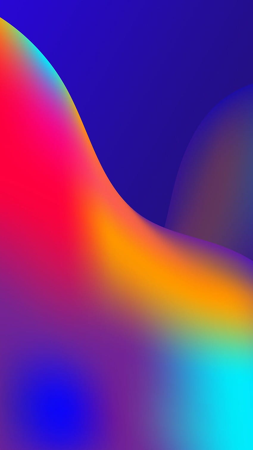 Blurred colors, blurry Colourful Fluid ink graphy, Mix Color HD phone wallpaper