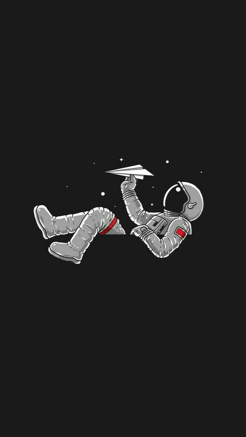 Black Mobile : Top 30 Best Black Mobile Background, Falling Astronaut iPhone HD phone wallpaper