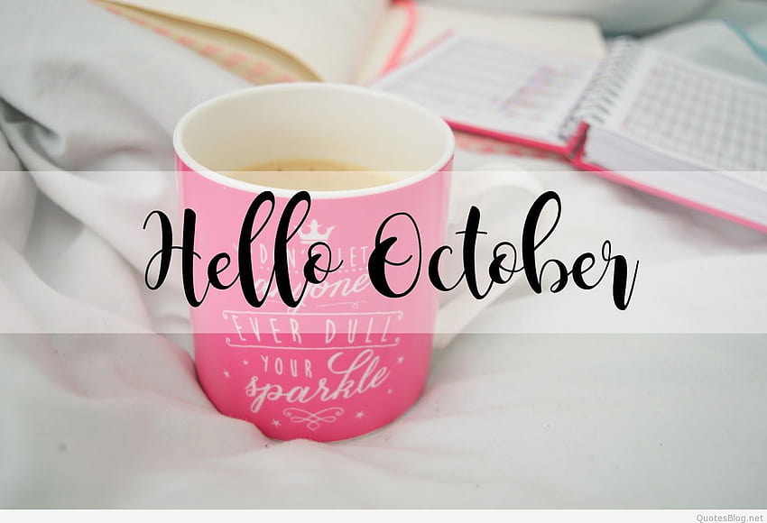 Hello October , Hello October, Hello October Fall Quotes HD wallpaper