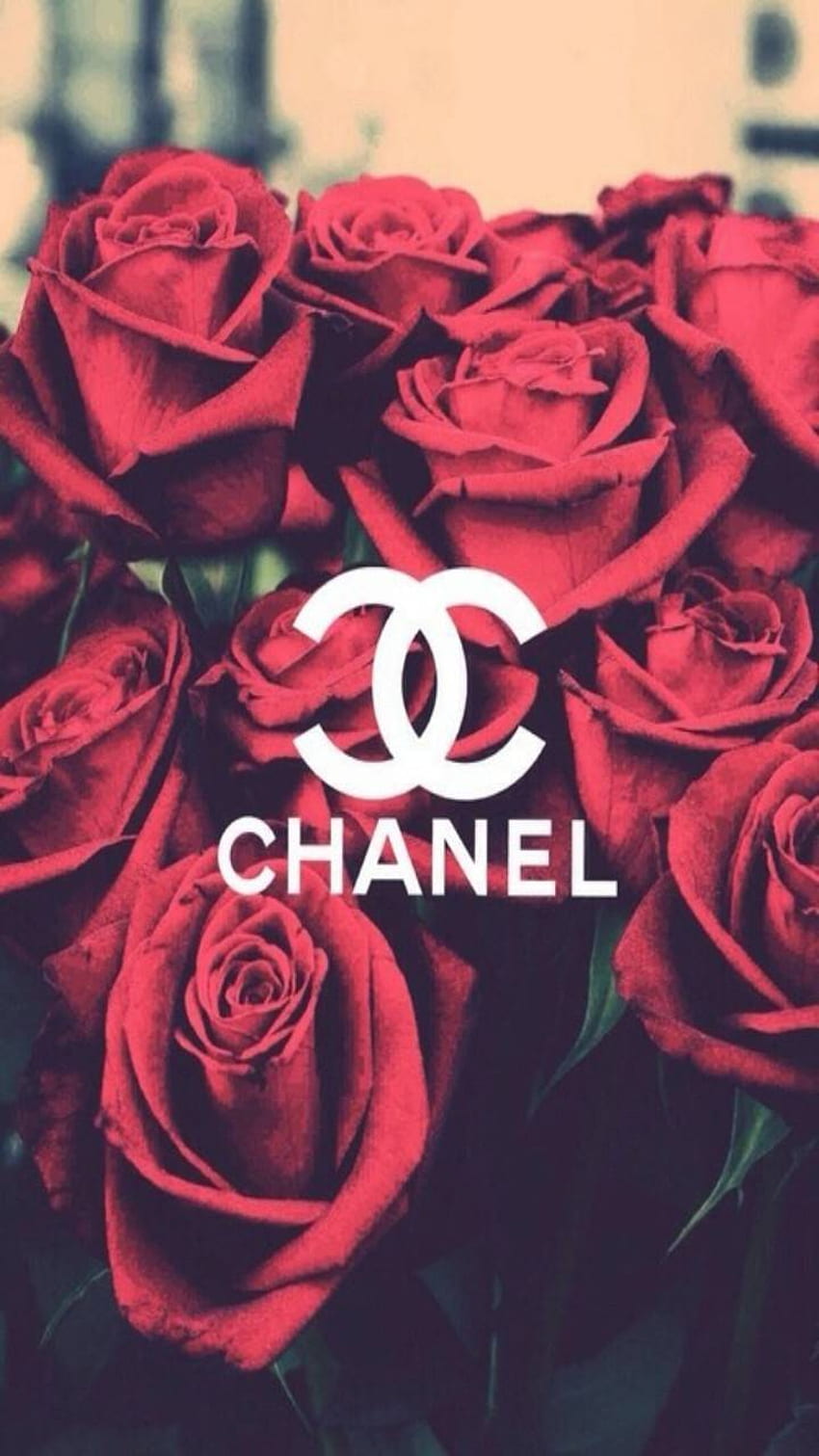 Rose Chanel, Chanel rosso Sfondo del telefono HD