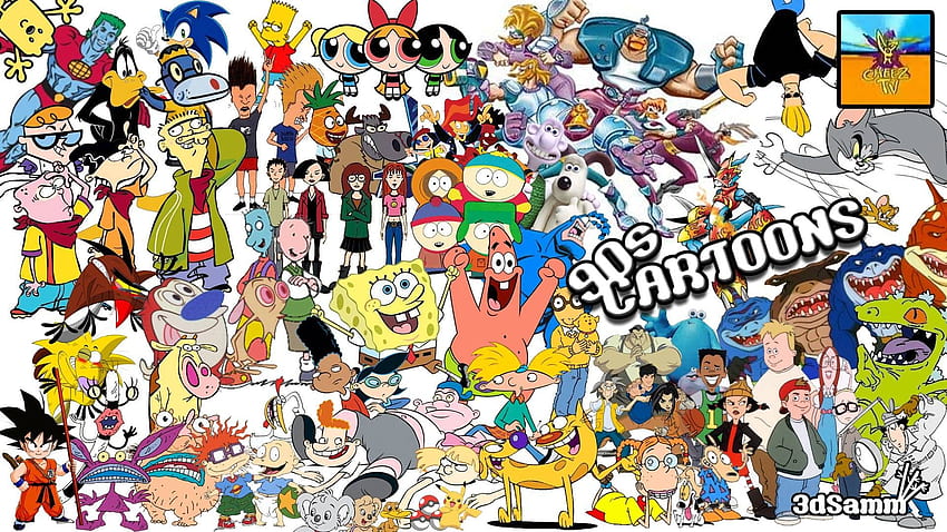 90s, Tv, Animated Series - 90s Cartoons -, Classic Cartoons HD wallpaper