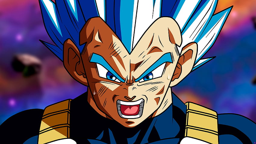 Vegeta SSJ Blue Dragon Ball Super Anime HD wallpaper