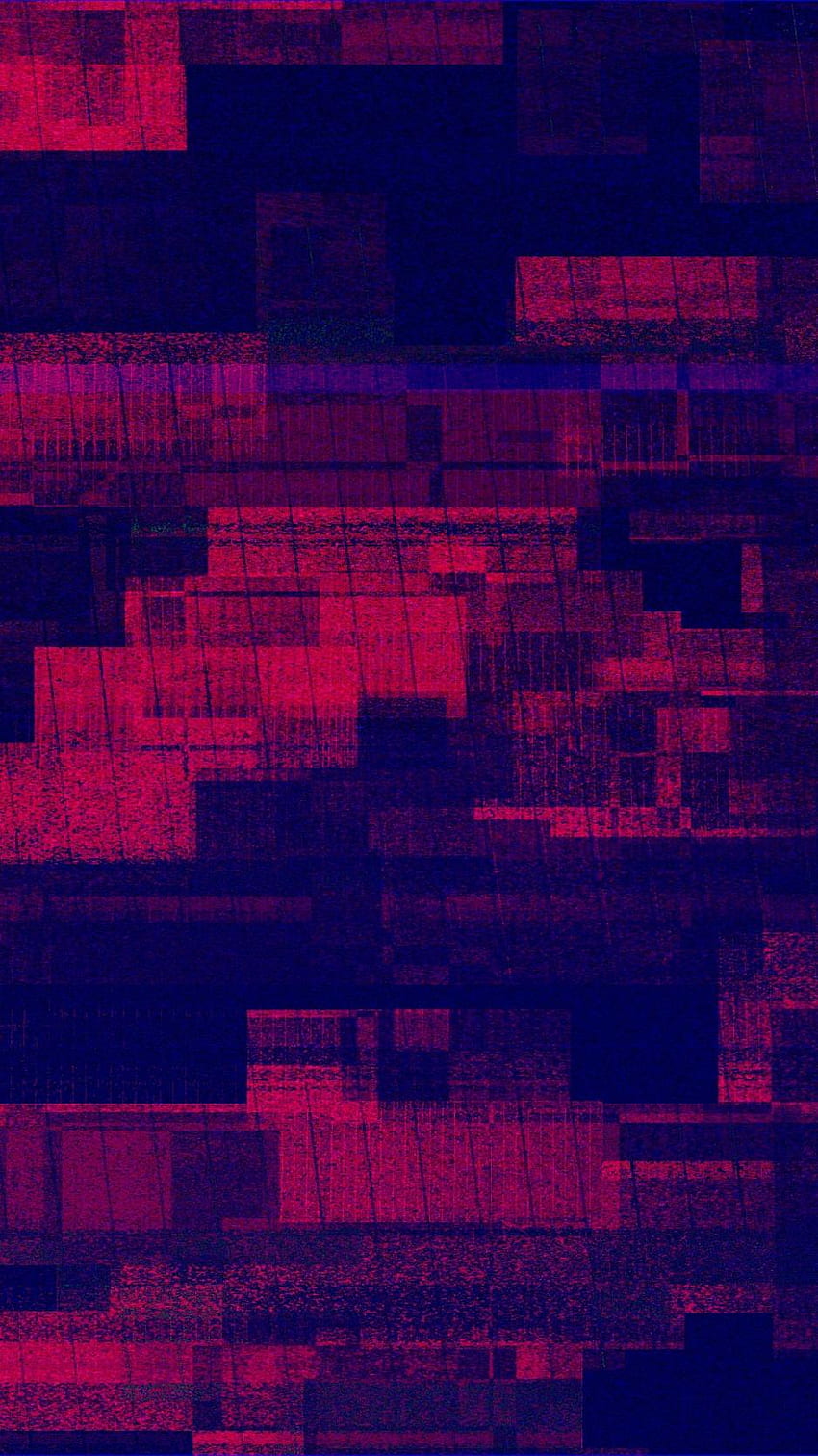 Glitch Mobile, Red Glitch HD phone wallpaper