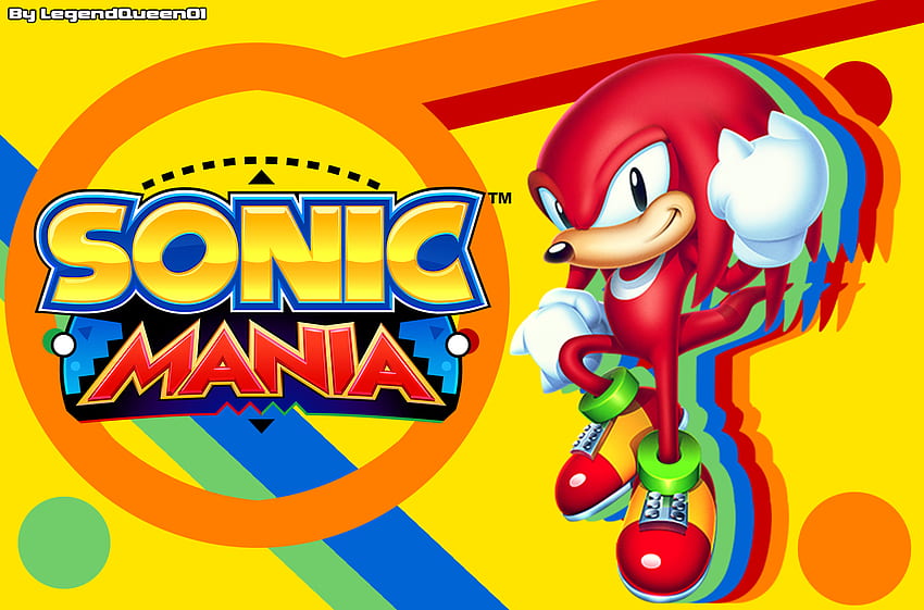 Sonic Mania Knuckles HD wallpaper