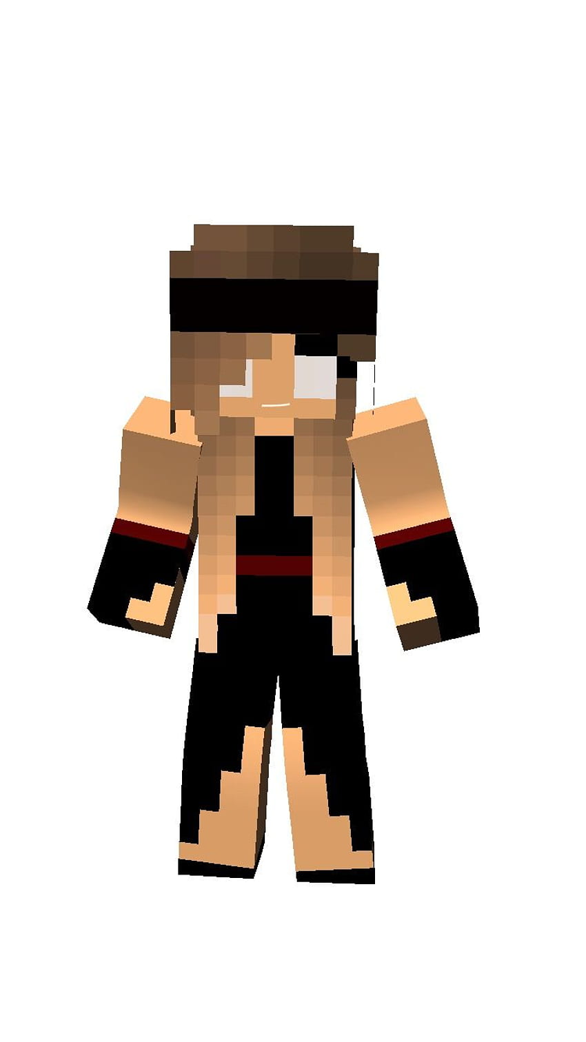 Herobrine Girl Minecraft Skin