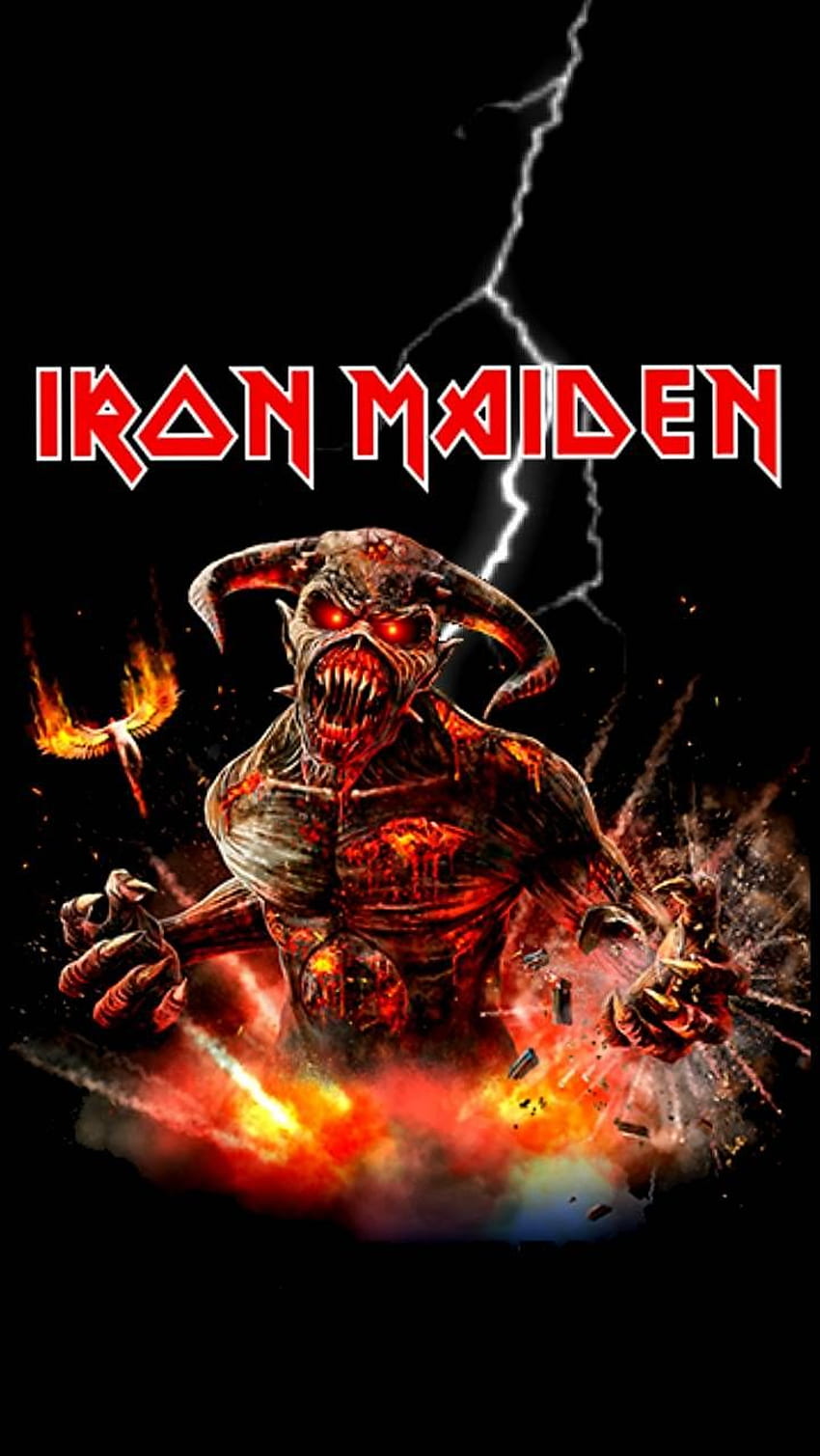 Iron Maiden di Crooklynite - disponibile ora. Sfoglia milioni di popolare band Wal. Album degli Iron Maiden, Iron Maiden, Poster degli Iron Maiden, Logo degli Iron Maiden Sfondo del telefono HD