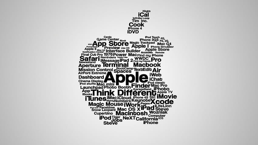 Apple, words, design, app, mac, beautiful, letter, sign, aperture, fruit, technology, computer HD wallpaper