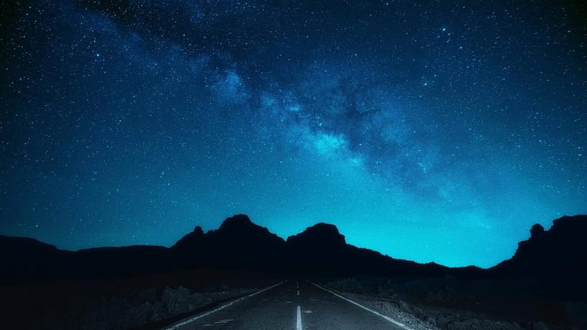 Milky Way, night, nature, amazing HD wallpaper