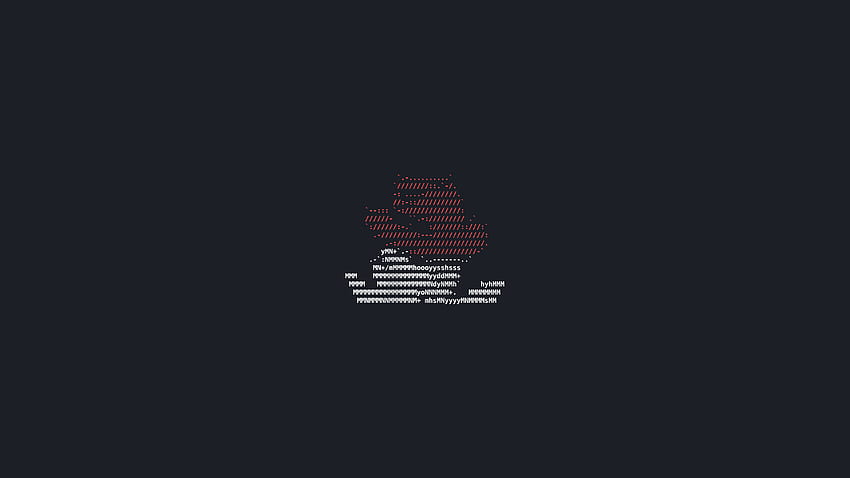 RedHat neofetch ASCII, Red Hat Linux HD-Hintergrundbild